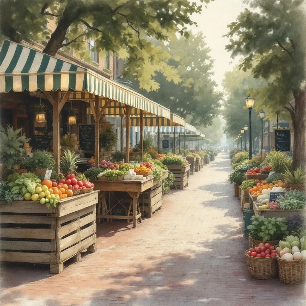 The Market at Six-Thirty