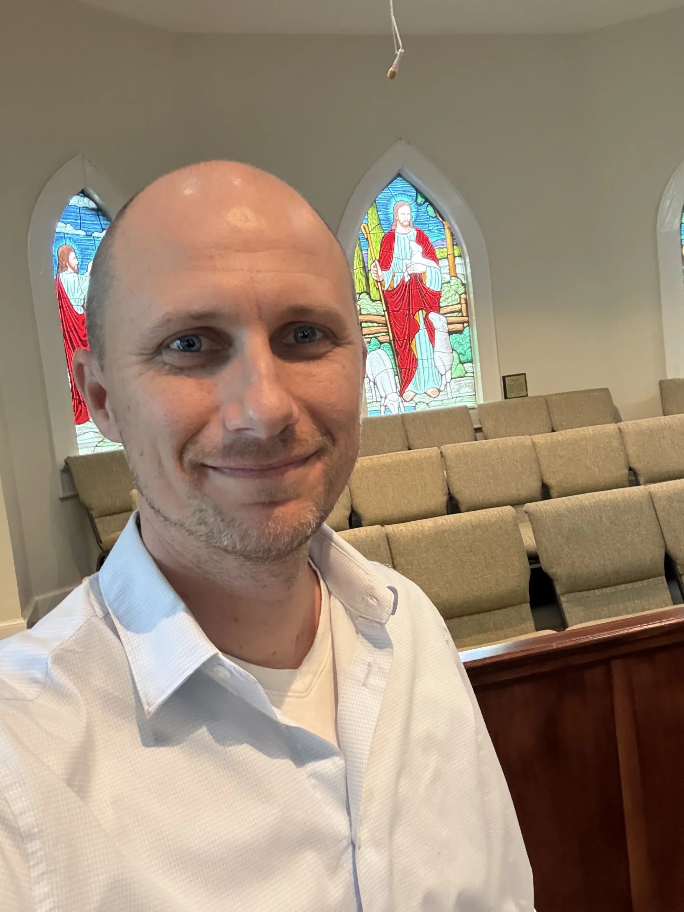 Matt Headley at Jacksonville First United Methodist Church, June 2026