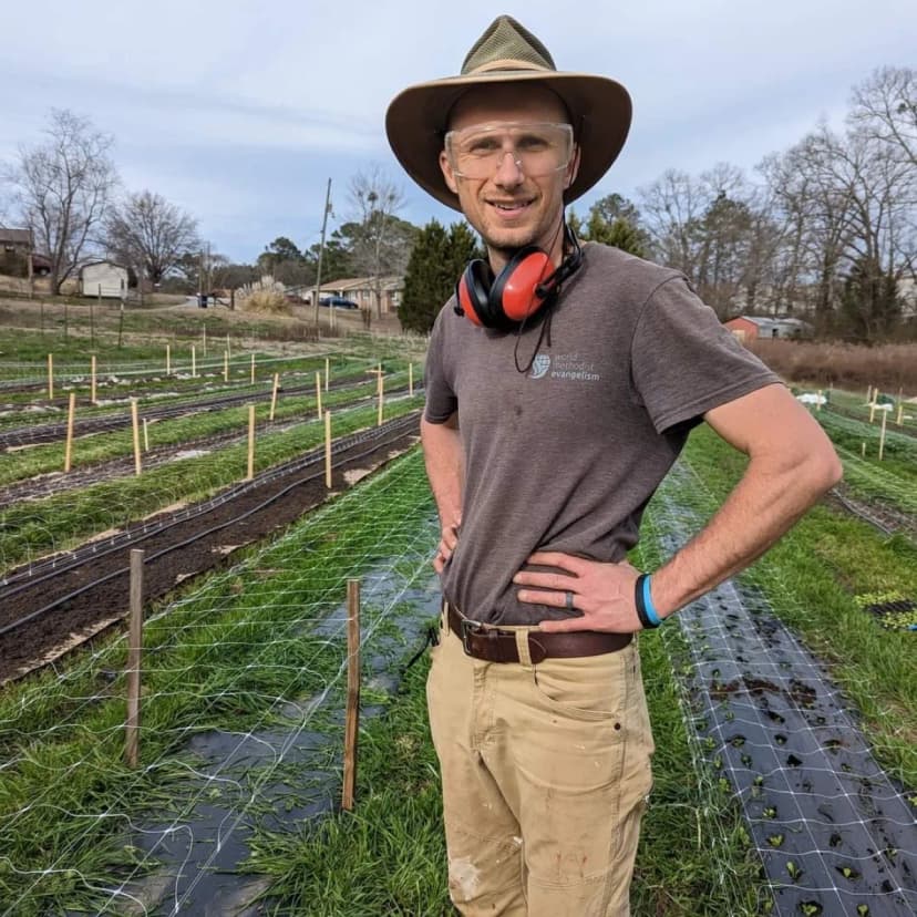 Matt Headley at Headley Flower Farm