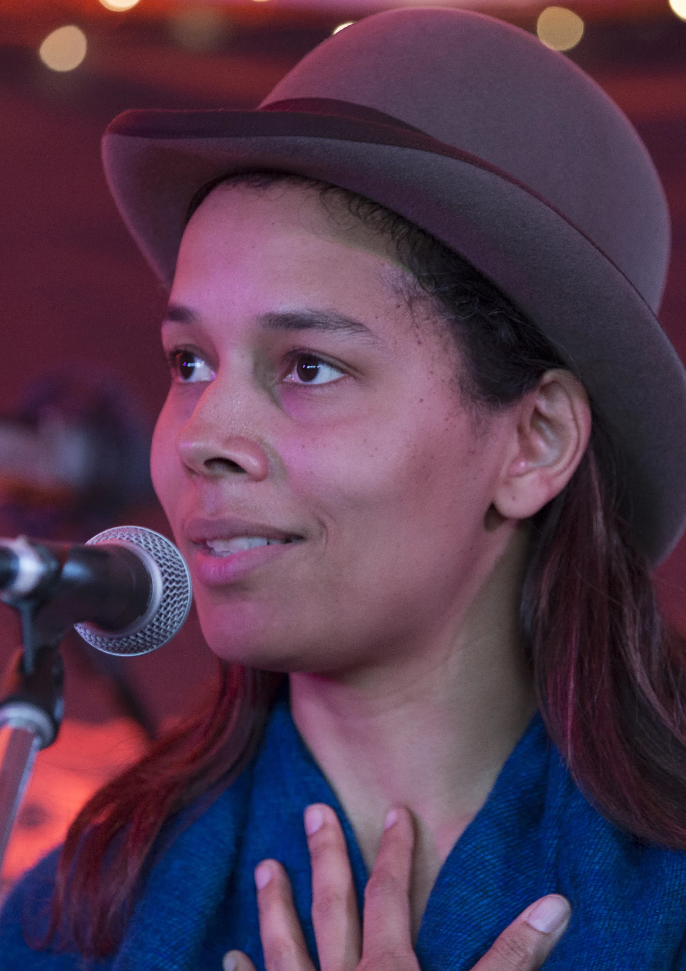 Rhiannon Giddens, 2016. Photo: Bruce Baker / CC BY 2.0