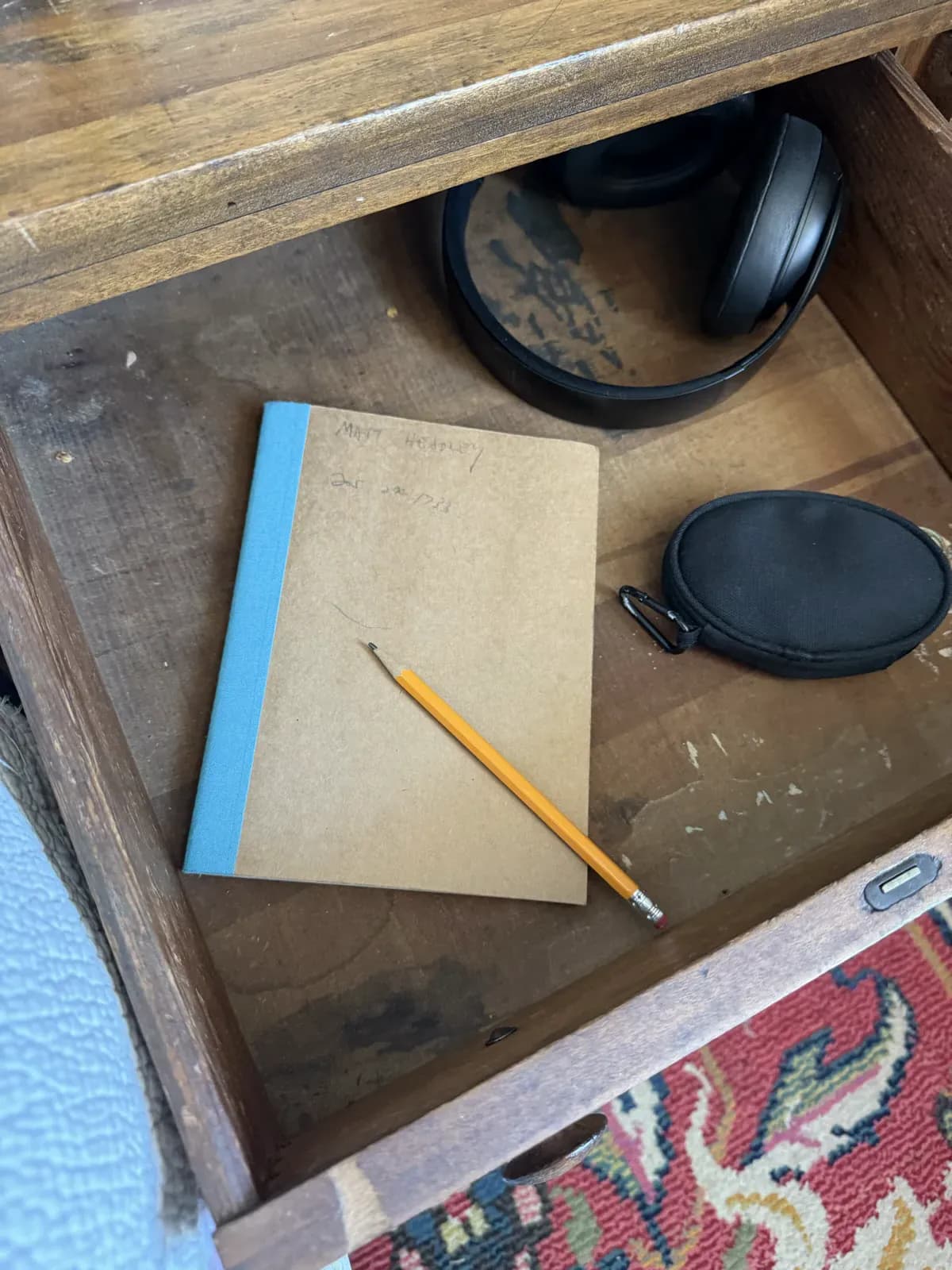 Matt Headley's journal from his stay at UAB's psychiatric center, October 2025