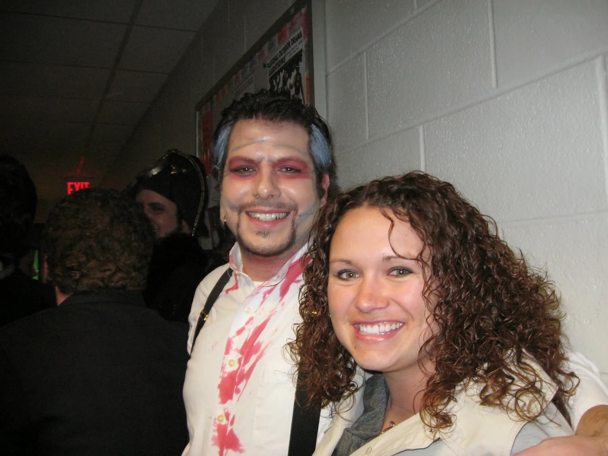 Matthew Headley as Sweeney Todd, backstage after the JSU 2009 production