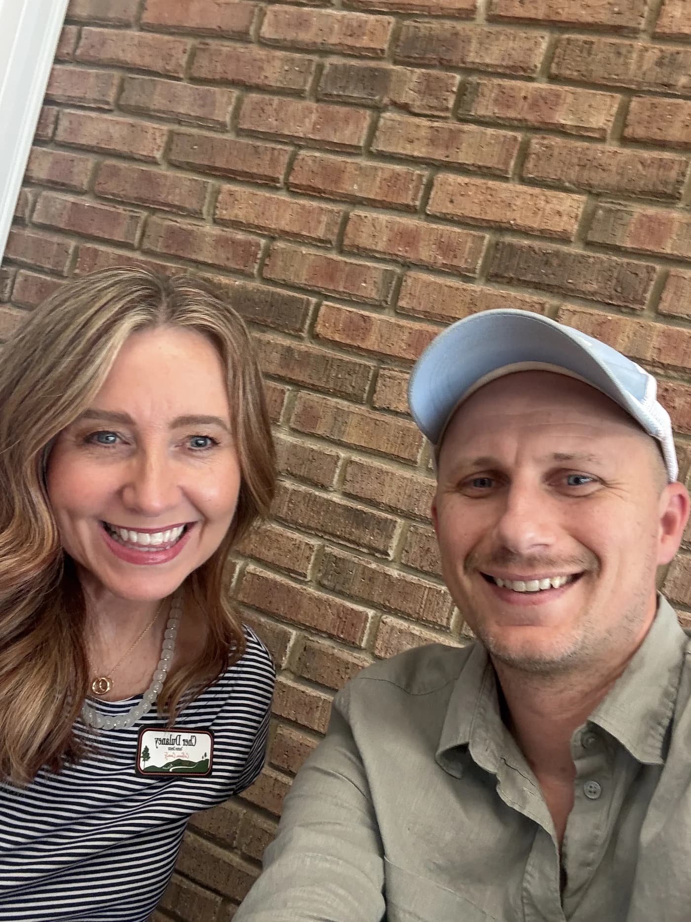 Matt Headley and Cher Dulaney at the Calhoun County Chamber