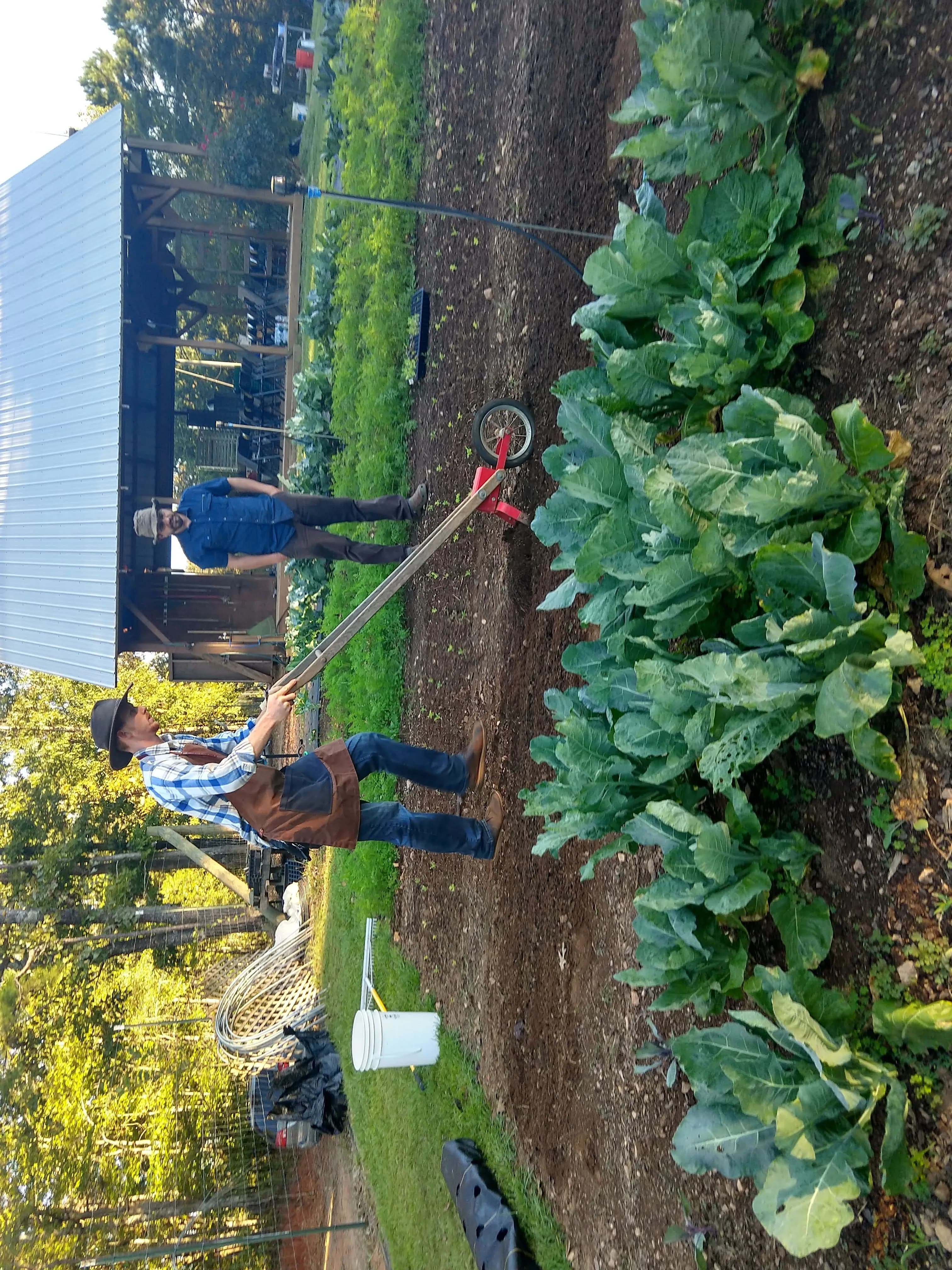 Noah Sanders at the Redeeming the Dirt farming conference, 2018