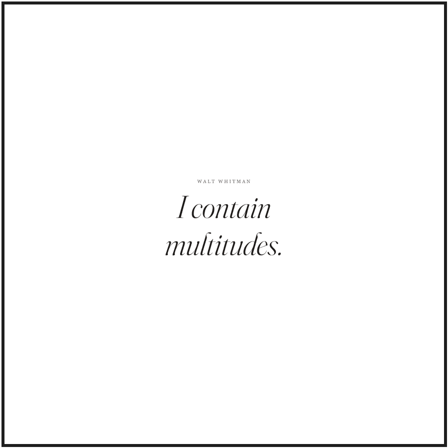 I Contain Multitudes — Sticker