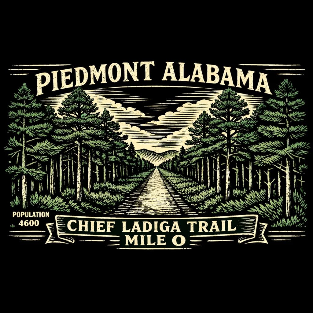 Piedmont — Chief Ladiga Trail Mile 0