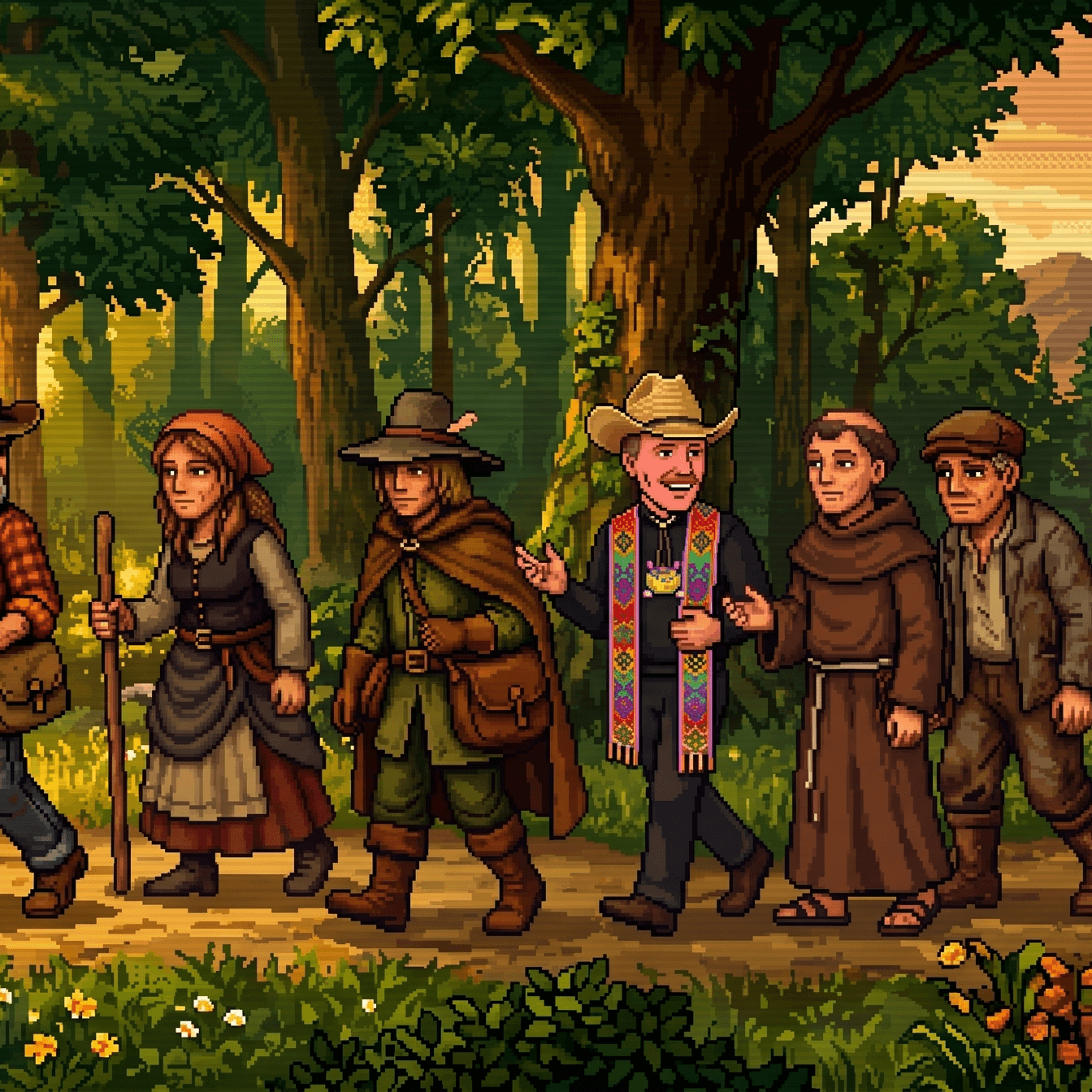 Pilgrims Sticker