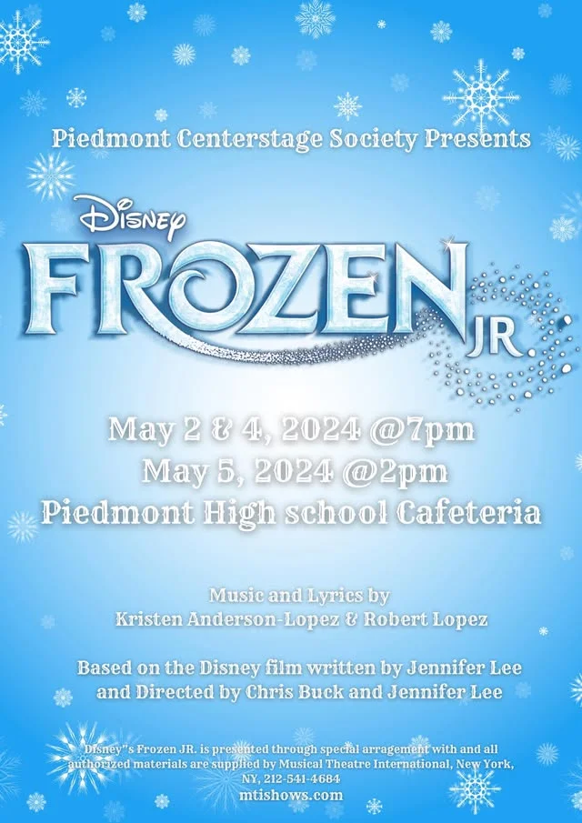 Piedmont High School cast photo