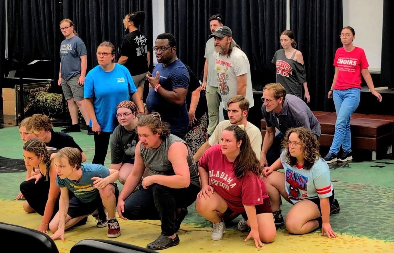 Sweeney Todd, Theatre of Gadsden — The company, gathered — none of this is possible without each of them.
