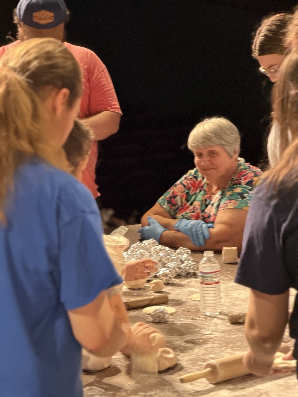 Sweeney Todd, Theatre of Gadsden — The cast, building props.