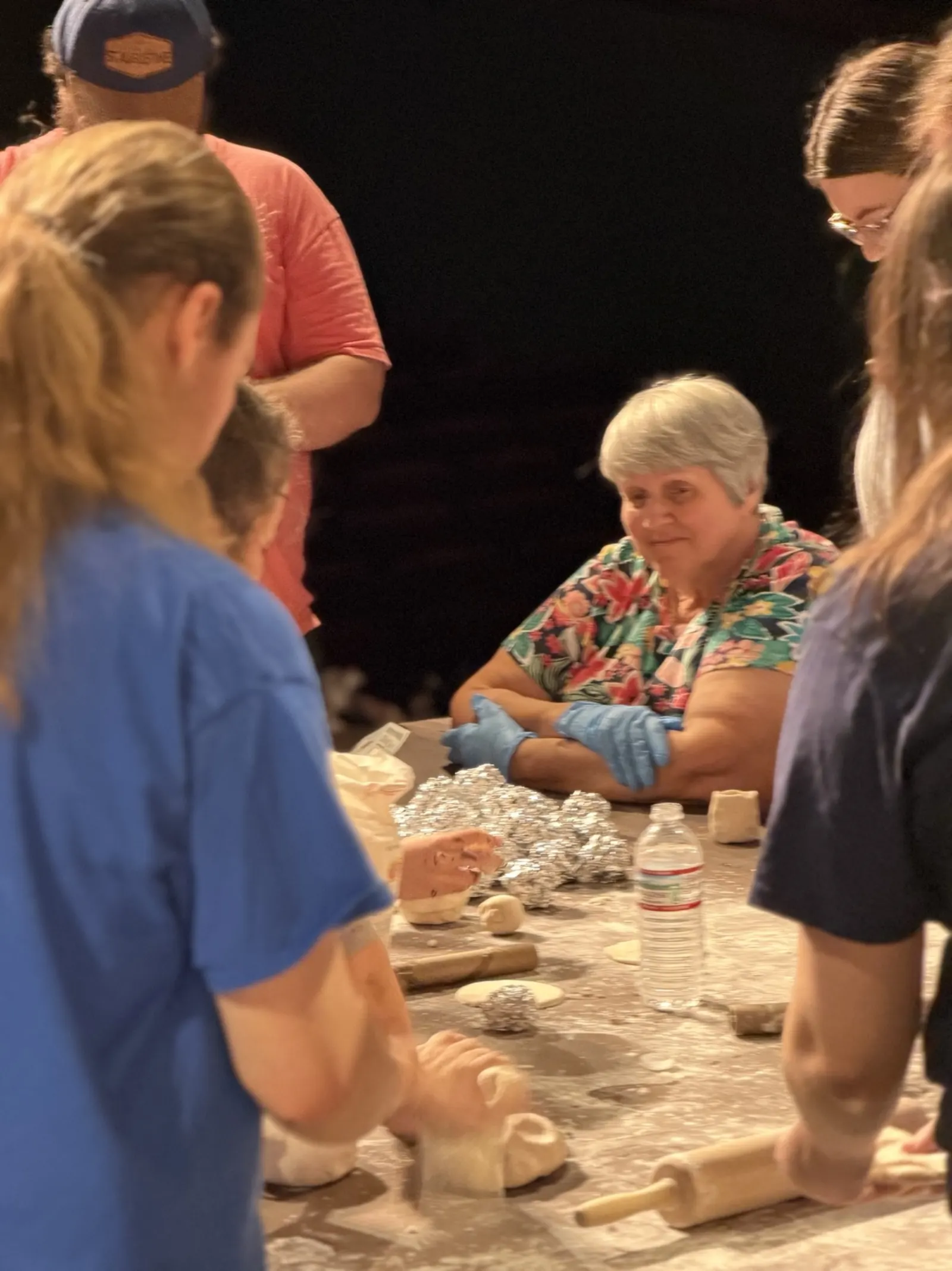 Sweeney Todd, Theatre of Gadsden — The cast, building props.