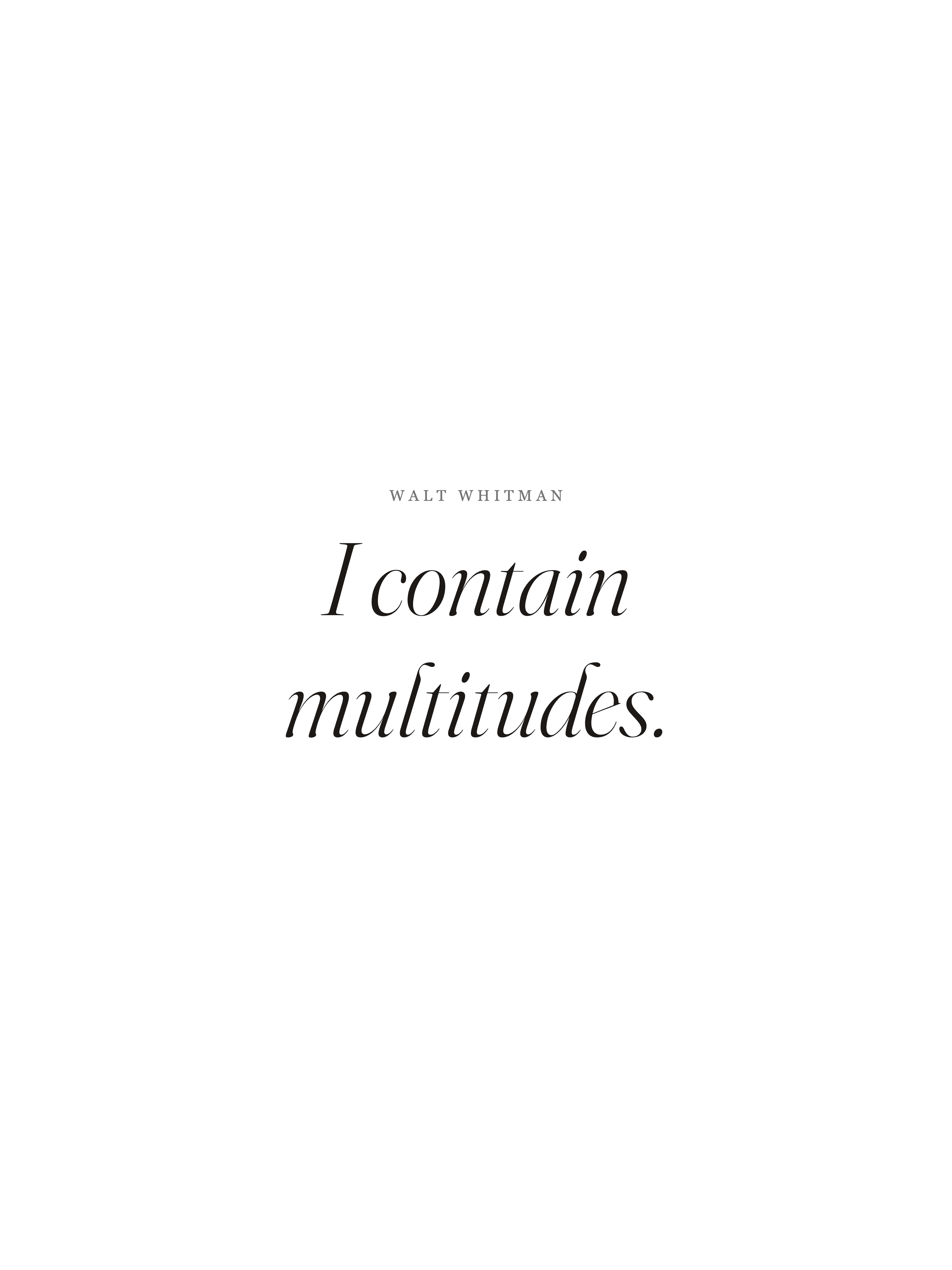 I Contain Multitudes — Mental Health Shirt